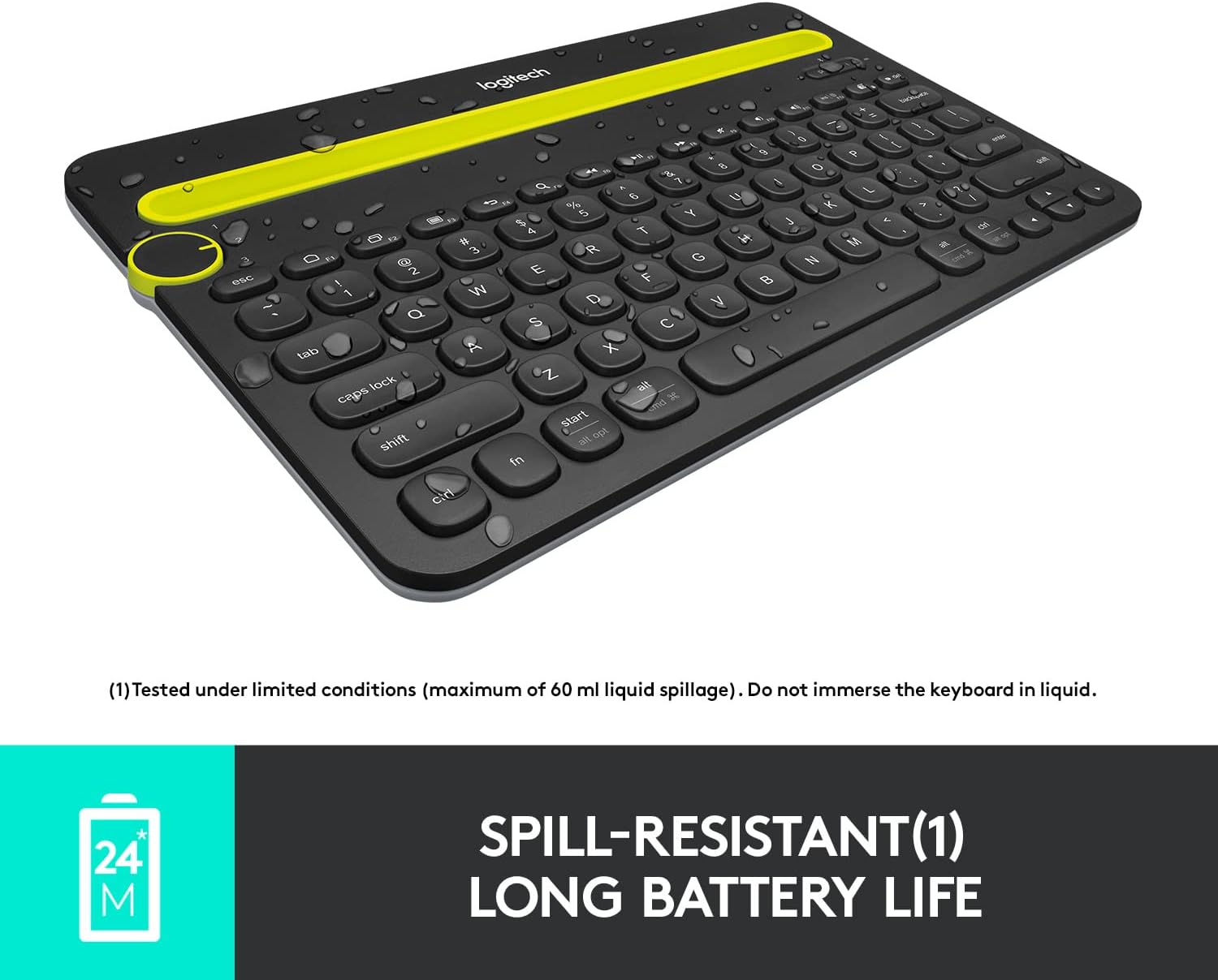  Logitech K480 Wireless Multi-Device Keyboard